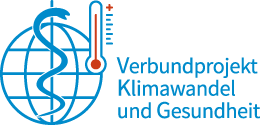Logo Verbundprojekt Klimawandel und Gesundheit